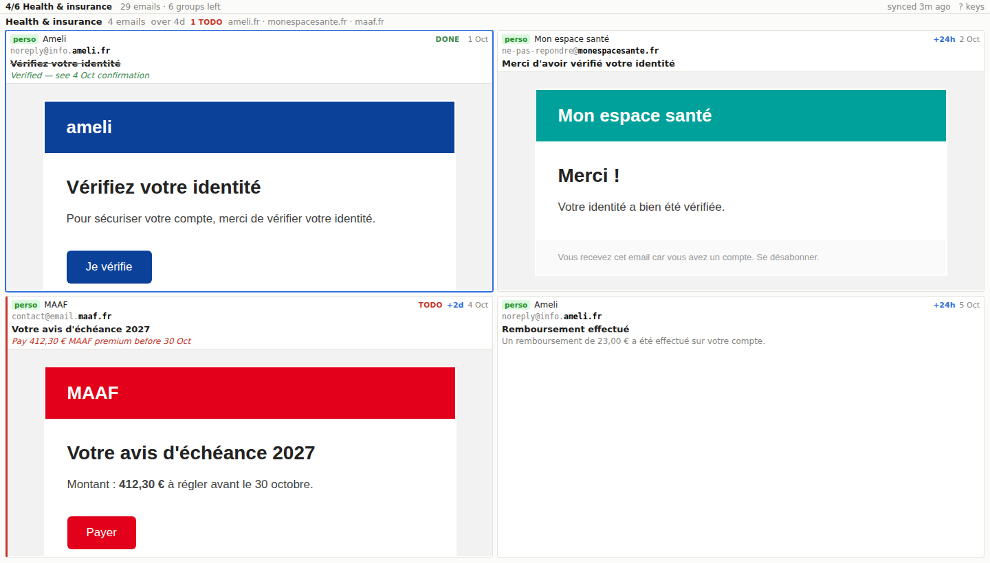 A group in the light theme